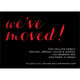 Black We've Moved Foil Stamped Moving Announcements Image 5 of 9